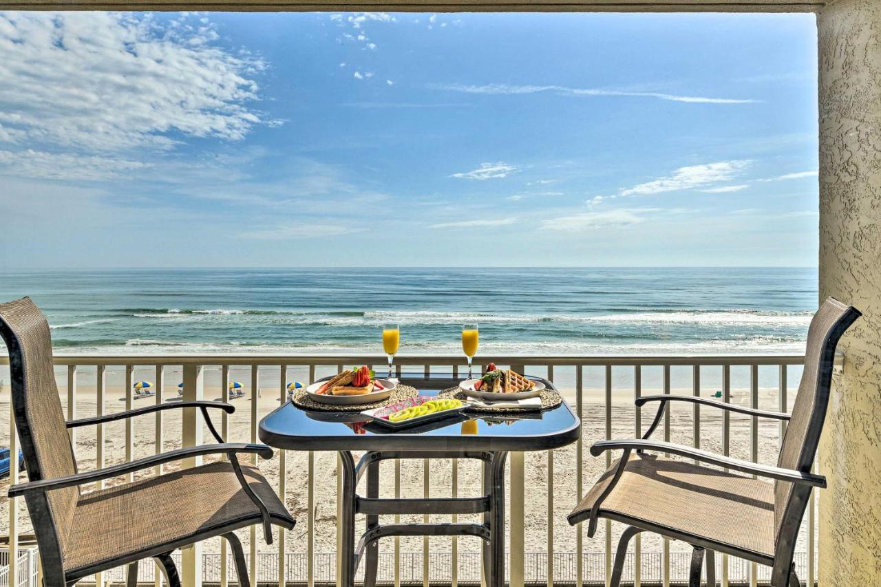 Oceanfront, Fourth-Floor Condo On Daytona Beach! المظهر الخارجي الصورة